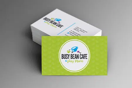 Branded Cafe Business cards