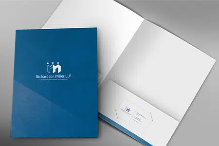 branded accounting firm presentation folders
