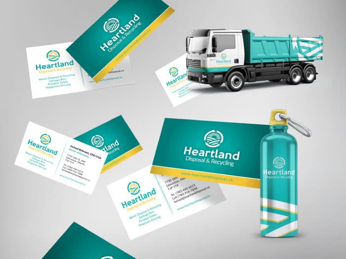heartland waste disposal design mockup