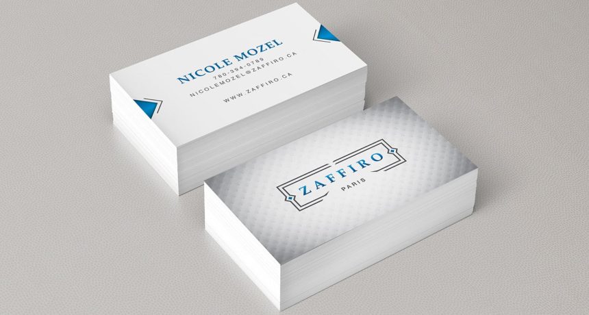 Edmonton Graphic Design | Zaffiro Apparel Business Card