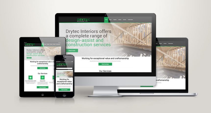 Edmonton Website Design | Drytec Interiors Website