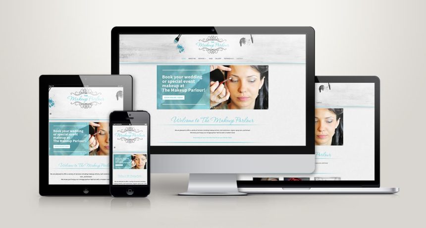 Edmonton Website Design | The Makeup Parlour Website